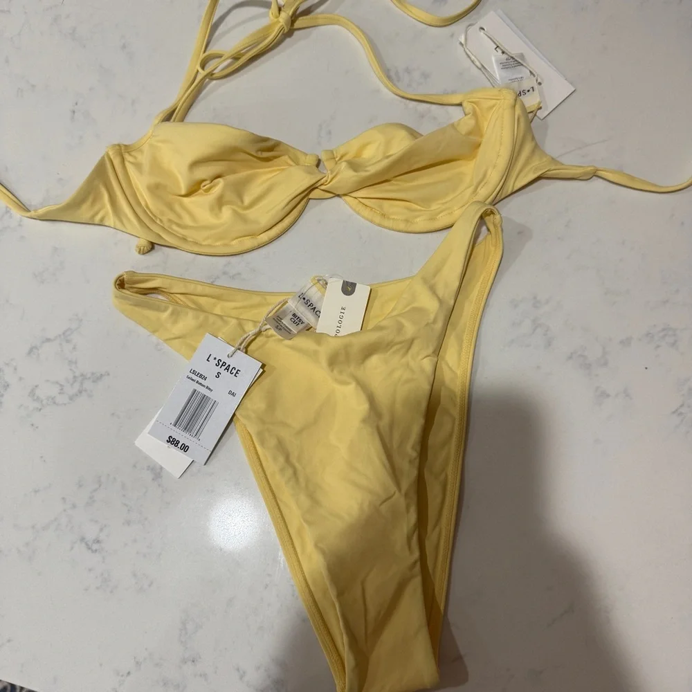 NWT L*Space Sunny Yellow Bikini